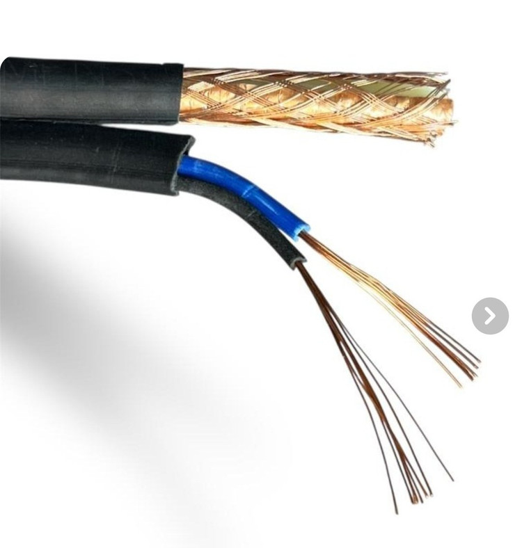 کابل ترکیبی مس RG59 + برق (4RG59) مخصوص دوربین مداربسته AHD، TVI، CVI و آنالوگ