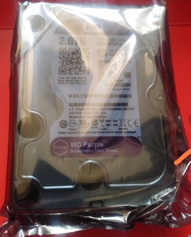 هارد وسترن دیجیتال بنفش (WD Purple) مخصوص دوربین مداربسته | ظرفیت 500GB، 1TB، 2TB و 4TB